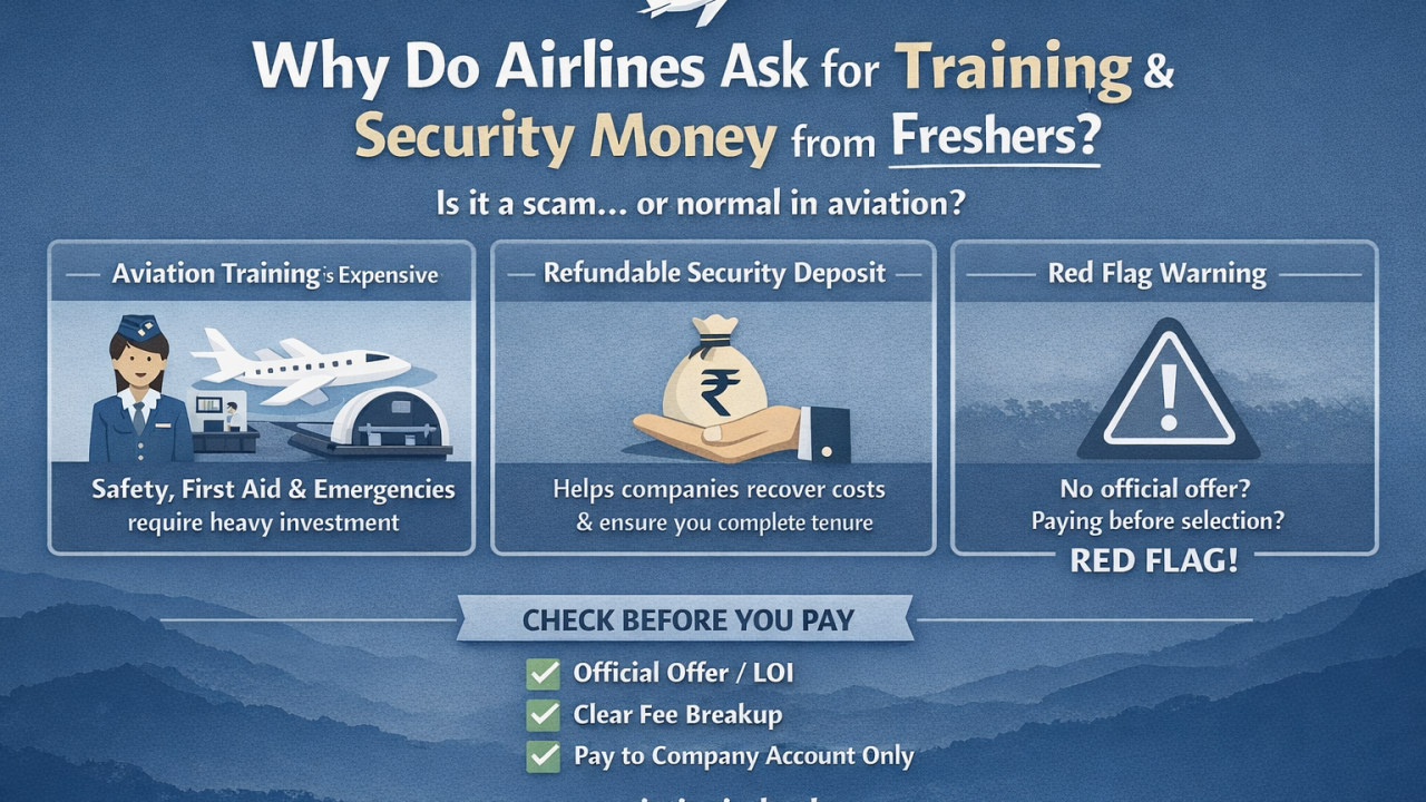 Why Do Airlines Ask for Training Fees or Security Deposits from Freshers?